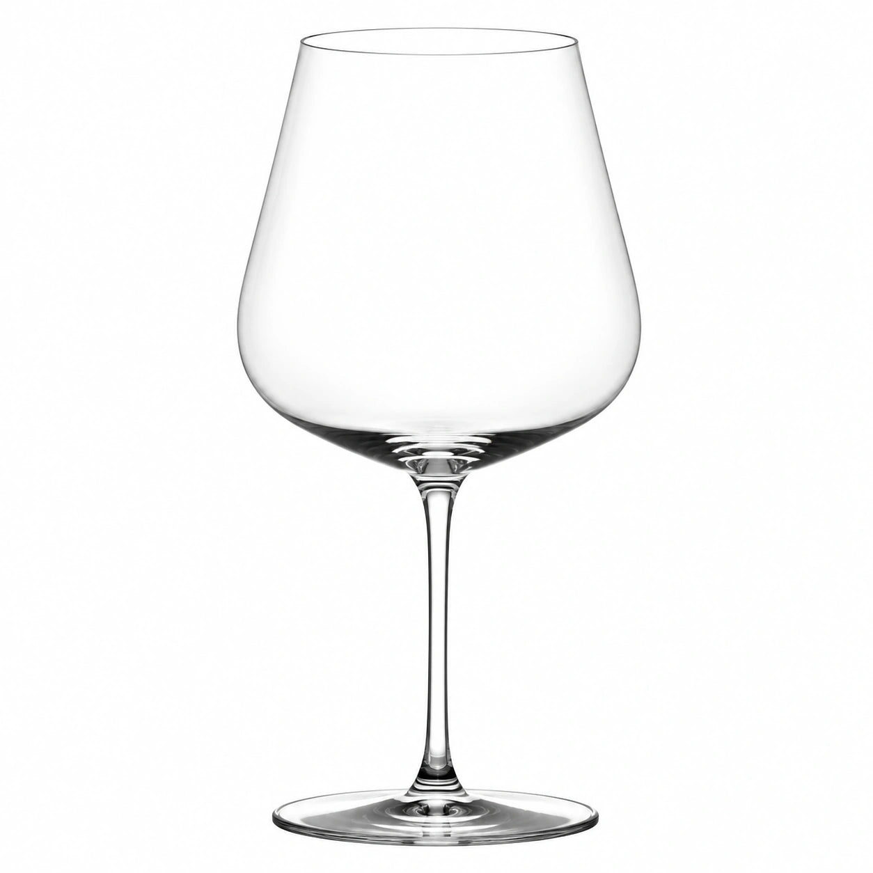 Calice da vino 650 ml in vetro trasparente con stelo per degustazione